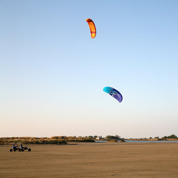 Kitebuggy en Tandem