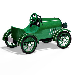 veteran oldtimer With Clipping Path over white