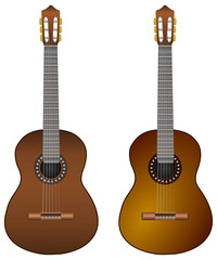 Obraz premium classical guitar - vector