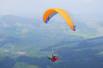sitting in the air
