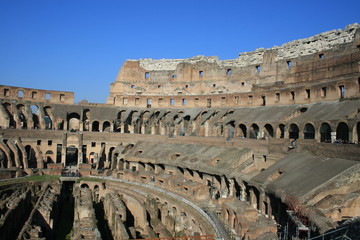 Vue du coliseum de Rome