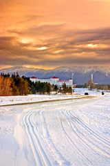 Winter at Bretton Woods, New Hampshire..