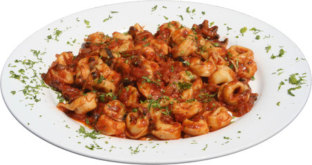 Macaroni with ketchup