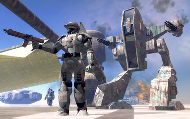 Fototapeta premium desert war