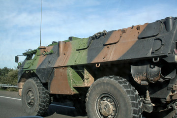 Obraz premium véhicule militaire