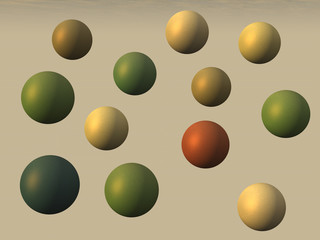 Old Paint Spheres