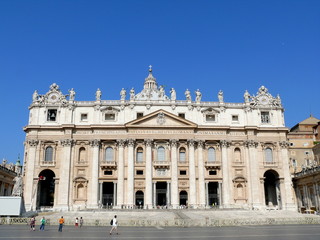 Fototapeta na wymiar Watykan rome roma bazylika Saint Pierre