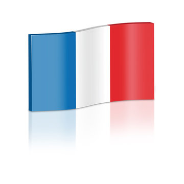 3D France flag