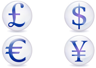 Boules de cristal des devises