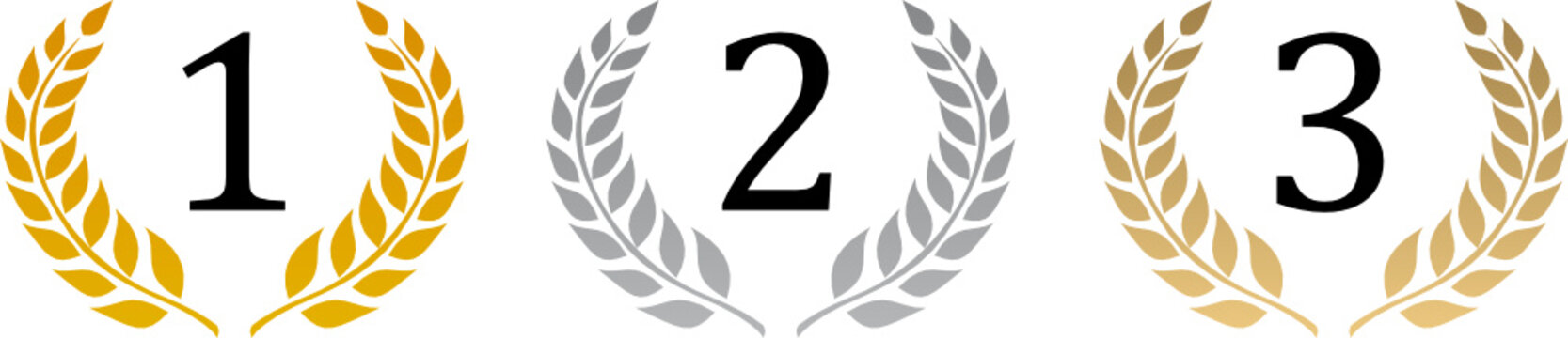 Podium couronne de laurier