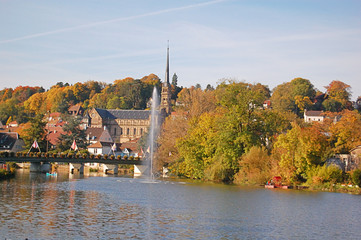 Au bord de l'Allan à Montbéliard