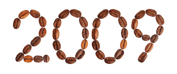 New Years coffee background