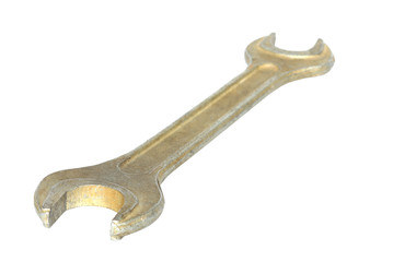 Wrench isolated on white background