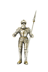 Obraz premium Suit of Armour with sword...