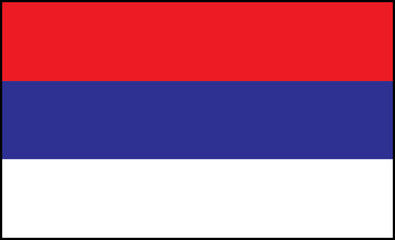 Drapeau Serbie