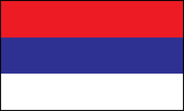 Drapeau Serbie