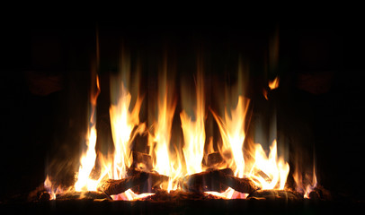 Naklejka premium Feuer und Flammen