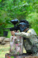Fototapeta premium Paintball