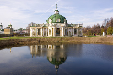 Naklejka premium Museum — farmstead Kuskovo. Grotto