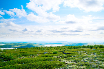 north mountains and lakes