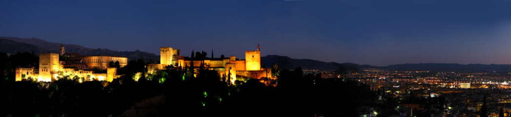 Fototapeta na wymiar alhambra panorama