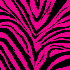 aggressive pink background based on zebra fur © Chakraborty