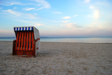 Strandkorb auf R&uuml;gen