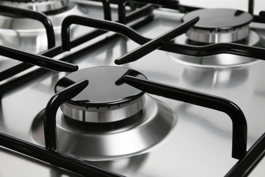 Element black burner detail oven domestic kitchen