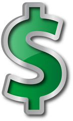 Naklejka premium Dollar