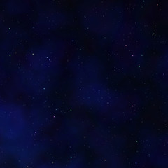 Obraz na płótnie Canvas Space nebula starfield abstract illustration of outerspace