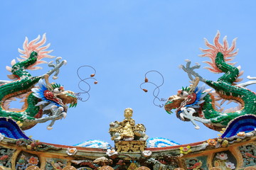 Obraz premium Roof Of Buddhism Temple