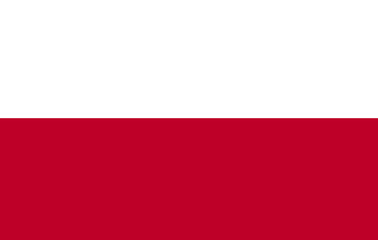 Naklejka premium Polish Flag