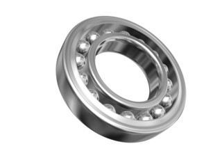 jointed ball bearing isolated on white background