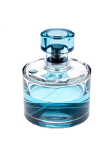 bottle of perfume on white