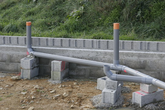 a part of the construction of a house