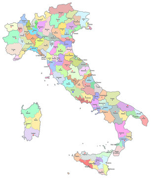Province italiane aggiornate 2009