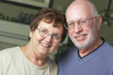 Happy Senior Adult Couple Portrait