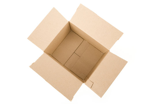 open box with white background
