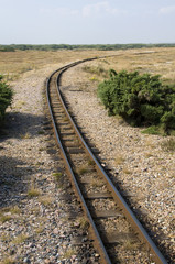 Obraz premium The rail tracks