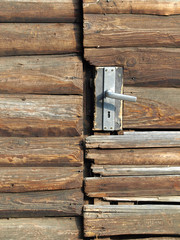 Marode Brettertür