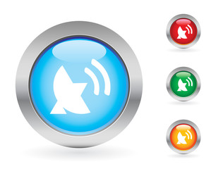 Glossy antenna button set