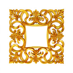 golden frame in exclusive designed form