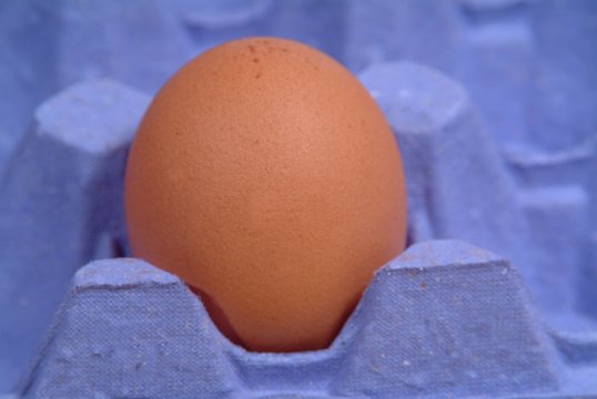 Eier in Verpackung