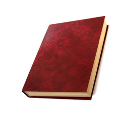 single book isolated on white