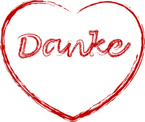Danke Herz-Wei&szlig;