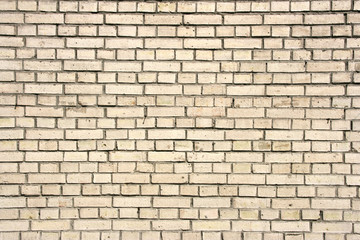 Old white brick wall texture. Background abstract photo.