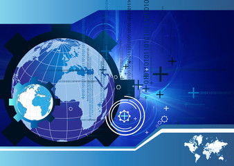 Fototapeta premium fond informatique