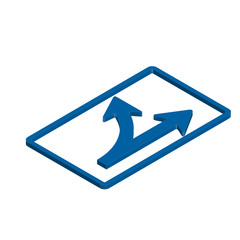 verkehr richtung strasse schild