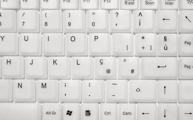 White keyboard