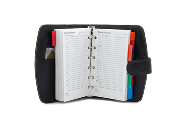 organizer isolated on a white